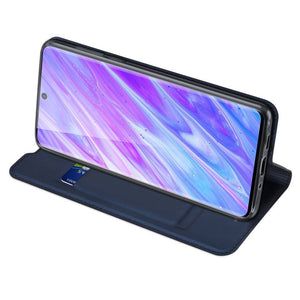 Knižkové Magnetické Púzdro Blue pre Samsung Galaxy S20 Plus