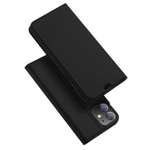 Knižkové Magnetické Púzdro Black pre iPhone 12 Mini