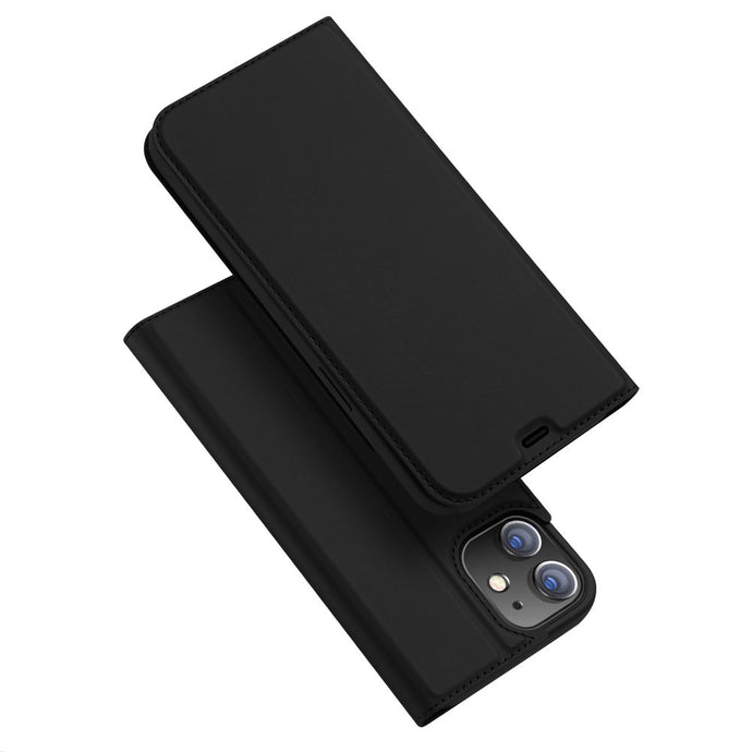 Knižkové Magnetické Púzdro Black pre iPhone 12 Pro Max