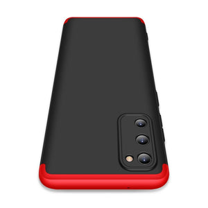 360° Full Body Case Black-Red Ochranný Kryt pre Samsung Galaxy A41