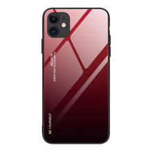 Načítať obrázok do zobrazovača galérie, Glass Durable Red-Black Ochranný Kryt pre iPhone 12 Mini
