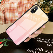 Načítať obrázok do zobrazovača galérie, Glass Durable Pink Ochranný Kryt pre iPhone X/XS
