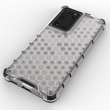 Načítať obrázok do zobrazovača galérie, Armor Honey Comb White Ochranný Kryt pre Samsung Galaxy S22 Ultra
