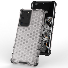 Načítať obrázok do zobrazovača galérie, Armor Honey Comb White Ochranný Kryt pre Samsung Galaxy S22 Ultra
