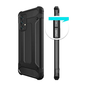 Hybrid Armor Black Ochranný Kryt pre Samsung Galaxy A52 / A52 5G / A52s