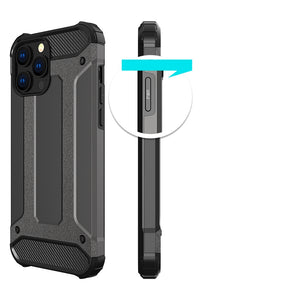 Hybrid Armor Black Ochranný Kryt pre iPhone 13 Pro Max