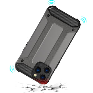 Hybrid Armor Black Ochranný Kryt pre iPhone 13 Pro Max
