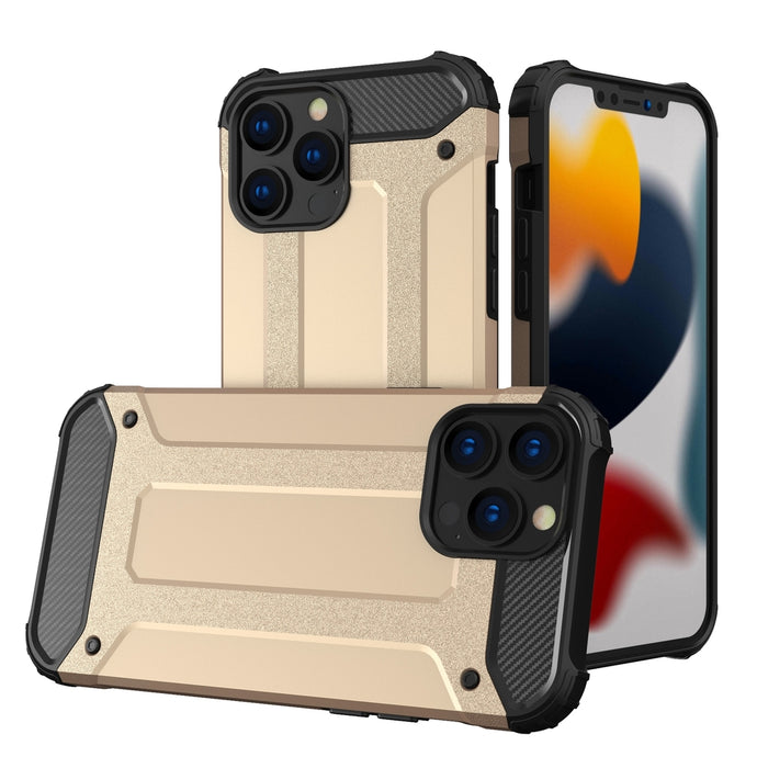 Hybrid Armor Gold Ochranný Kryt pre iPhone 13 Pro Max