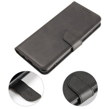 Načítať obrázok do zobrazovača galérie, Elegant Case Black Ochranný Knižkový Kryt pre Samsung Galaxy A41
