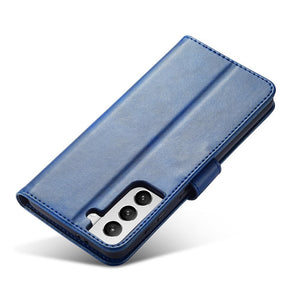 Elegant Case Blue Ochranný Knižkový Kryt pre Samsung Galaxy S21 Ultra