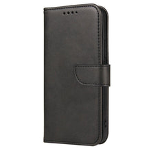Načítať obrázok do zobrazovača galérie, Elegant Case Black Ochranný Knižkový Kryt pre iPhone 13 Pro Max
