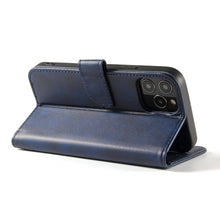 Načítať obrázok do zobrazovača galérie, Elegant Case Blue Ochranný Knižkový Kryt pre iPhone 14
