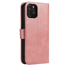 Načítať obrázok do zobrazovača galérie, Elegant Case Pink Ochranný Knižkový Kryt pre iPhone 13 Mini
