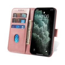 Načítať obrázok do zobrazovača galérie, Elegant Case Pink Ochranný Knižkový Kryt pre iPhone 13 Pro Max
