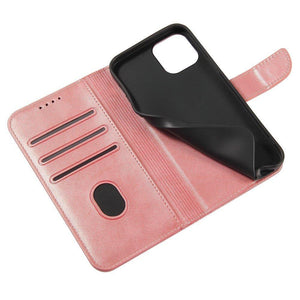 Elegant Case Pink Ochranný Knižkový Kryt pre iPhone 14 Pro