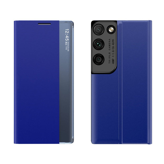 Smart Sleep Case Blue Ochranný Kryt pre Samsung Galaxy S21 Ultra