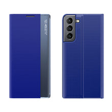 Načítať obrázok do zobrazovača galérie, Smart Sleep Case Blue Ochranný Kryt pre Samsung Galaxy S21 FE
