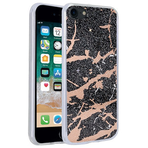 Marble Black Ochranný Kryt pre iPhone 7 Plus / 8 Plus