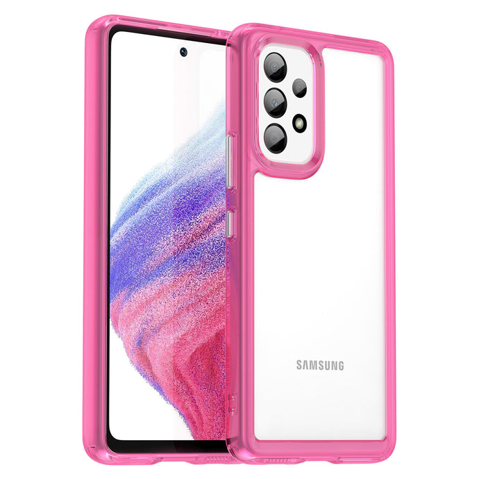 Outer Space Pink Ochranný Kryt pre Samsung Galaxy A53
