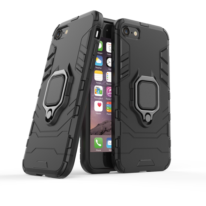 Ring Armor Rugged Case Black pre iPhone 7/8/SE2020