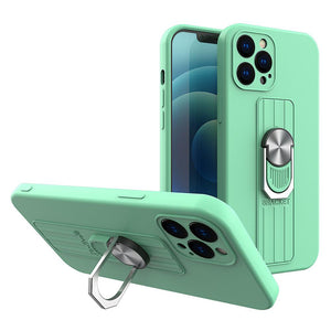 Ring Silicone Case Mint pre iPhone 11 Pro