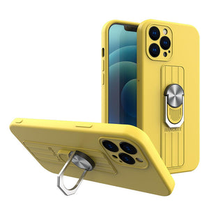 Ring Silicone Case Yellow pre iPhone 11 Pro