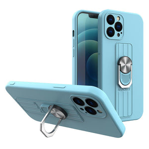 Ring Silicone Case Light Blue pre iPhone 13 Mini