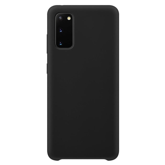 Premium Silicone Case Black Ochranný Kryt pre Samsung Galaxy S20