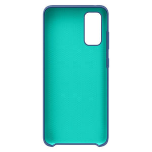 Premium Silicone Case Blue Ochranný Kryt pre Samsung Galaxy S20 Plus