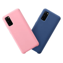 Načítať obrázok do zobrazovača galérie, Premium Silicone Case Blue Ochranný Kryt pre Samsung Galaxy S20 Plus
