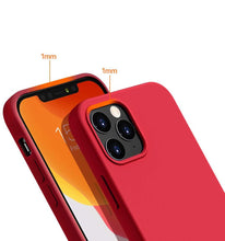 Načítať obrázok do zobrazovača galérie, Premium Silicone Case Red Ochranný Kryt pre iPhone 12 Pro Max

