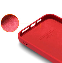 Načítať obrázok do zobrazovača galérie, Premium Silicone Case Red Ochranný Kryt pre iPhone 12 Pro Max
