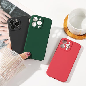 Premium Silicone Case Dark-Green Ochranný Kryt pre iPhone 13 Pro