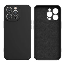 Načítať obrázok do zobrazovača galérie, Premium Silicone Case Black Ochranný Kryt pre iPhone 16 Pro

