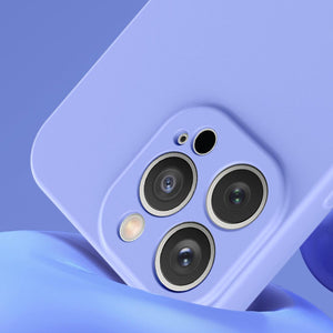 Premium Silicone Case Blue Ochranný Kryt pre iPhone 13 Pro Max