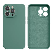 Načítať obrázok do zobrazovača galérie, Premium Silicone Case Dark-Green Ochranný Kryt pre iPhone 13 Pro Max
