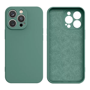 Premium Silicone Case Dark-Green Ochranný Kryt pre iPhone 13 Pro Max