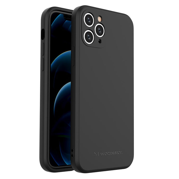 Flexible Color Case Black Ochranný Kryt pre iPhone 12 Pro Max