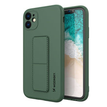 Načítať obrázok do zobrazovača galérie, Kickstand Case Silicone Green Ochranný Kryt pre iPhone 11 Pro
