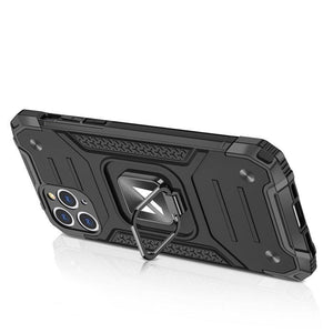 Premium Ring Armor Blue Ochranný Kryt pre iPhone 13 Pro