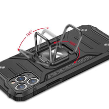 Načítať obrázok do zobrazovača galérie, Premium Ring Armor Black Ochranný Kryt pre iPhone 13 Pro Max
