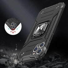 Načítať obrázok do zobrazovača galérie, Premium Ring Armor Silver Ochranný Kryt pre iPhone 13 Pro Max
