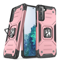 Načítať obrázok do zobrazovača galérie, Premium Ring Armor Rugged Case Pink pre Samsung Galaxy S22
