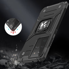 Načítať obrázok do zobrazovača galérie, Premium Ring Armor Rugged Case Blue pre Samsung Galaxy S22 Ultra
