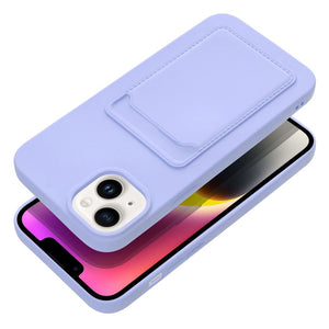Card Bag Case Purple Ochranný Kryt pre iPhone 14 Plus