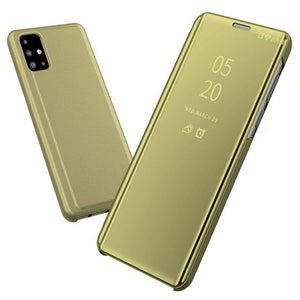 Smart Clear View Gold Ochranný Kryt pre Samsung Galaxy A20e