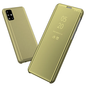 Smart Clear View Gold Ochranný Kryt pre Samsung Galaxy S20 Ultra