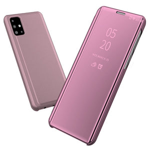 Smart Clear View Pink Ochranný Kryt pre Samsung Galaxy A41