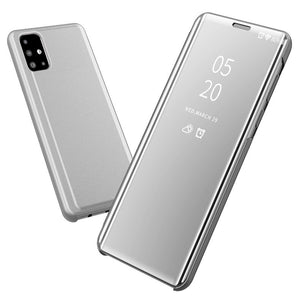 Smart Clear View Silver Ochranný Kryt pre Samsung Galaxy A41