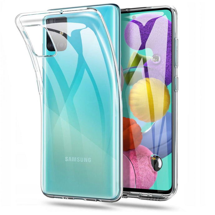 Ultra Clear Transparent Ochranný Kryt pre Samsung Galaxy A51